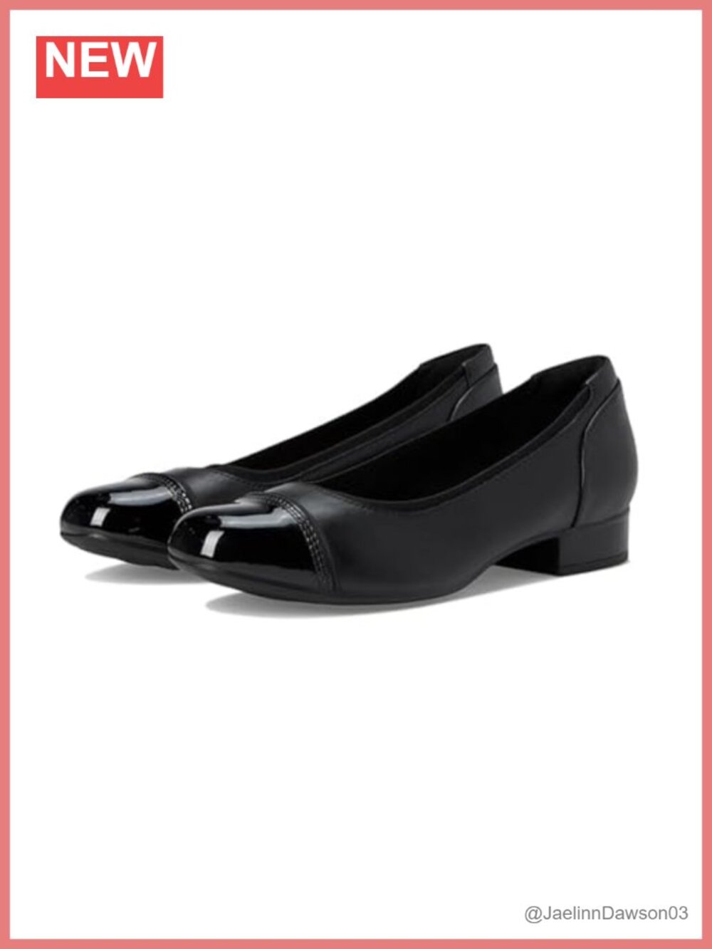Clarks Women's Krystine May Leather Loafers Slip-On Comfort Shoes